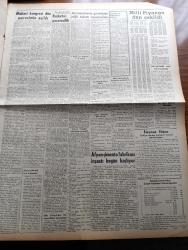 Zafer Gazetesi - 16 Eylül 1954 - Afyon Çimento Fabrikasının İnşaatına Bugün Başlanıyor - Mümtaz Faik Fenik Köşe Yazısı - Mülteci Kongresi Dün Merasimle Açıldı - Mareşal Tito Hindistana Gidiyor - Devlet Vekili Osman Kapani Konuşmasını Yaparken - Rocky Marciano İle Ezzard Charles'in Yapacağı Boks Maçı - Antrenmana Girmeyen Milli Takım Oyuncuları - Milli Oyuncularımızdan Erol Ve Lefter Antremanda - Paris Kasabı Alman General Karl Oberg'in Duruşması - Tanınmış Tayyareci Vecihi Hürkuş Dün Bir Kaza Atlattı - Süveyş Kanalı İçin Anlaşma - Dış Mahalle Yazan G. Simenon Yazı Dizisi - Orhan Seyfi Orhon Köşe Yazısı - Siirt Lisesi Önümüzdeki Ders Yılında Faaliyete Geçecek - Suriye'de Dün Kanlı Bir Çarpışma Oldu - San Nikola Baskını - Kanlı Ayinler - İkiz Dünya Başka Alemlerde Bir Macera Çizgi Roman - Ankara İstanbul İzmir Radyosu Programı - Ölüm Hücresi 2455 Yazan Carly Chessman Yazı Dizisi - Venedik Film Festivali - Federal Almanya Gizli İstihbarat Şefi Otto John'un Esrarengiz Firarı - Caltex Yağ
