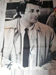 Ses Dergisi ikili  poster  Füsun  Özben ve komiser kolombo-Peter Falk 50*70