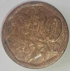GÜNEY AFRİKA 2016   10 CENT