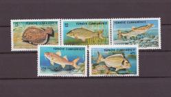 1975 Su Hayvanları Mnh Lüks Tam Seri Pul    ----TC446