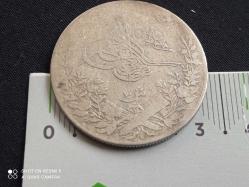 II.Abülhamit. 1293/31 Mısır Darbı Gümüş 10 Kuruş