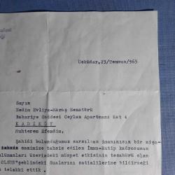 Allah Razı Olsun Belgesi