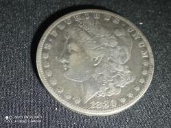 MORGAN DOLLAR USA 1880 Gümüş