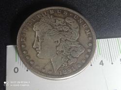 US MORGAN DOLLAR 1891 