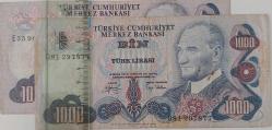 6.EMİSYON 2.TERTİP 1000 BİN TÜRK LİRASI BASKI KAYMASI ERÖRÜ KAĞIT PARA  DİĞER KAĞIT PARA HEDİYEMİZDİR E35980895 ÇOK TEMİZ
