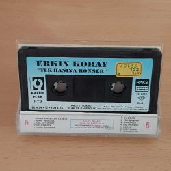Erkin Koray - Tek Başına Konser - Kaset ( Dönem Baskı )