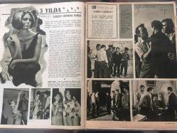 Ses Haftalık Aktüalite Sinema Tiyatro Müzik ve Gençlik Mecmuası Dergisi - 29 ŞUBAT 1966 - Sayı: 5 - FATMA GİRİK DAYAK YEDİ - SYLVA KOSCINA - SELMA GÜNERİ - SADRİ ALIŞIK - BRIGITTE BARDOT - FİKRET HAKAN - NEŞECAN PAŞMAK - MÜBECEL TEKİN - GÜLSÜM KAMU - ÖZTÜRK SERENGİL - GINA LOLLOBRIGIDA - LESLIE CARON - SANDRA MILO - MARC ARYAN - DALIAH LAVI - DEAN MARTIN - KARIM NEREDE? FOTOROMAN - NEBAHAT ÇEHRE - TAMER YİĞİT VE EVİ - NINI  ROSSO - BEATLES - KURTARILAN AŞK, FOTOROMAN - GLENN FORD - LUX SABUN 1960'LAR REKLAMI - HARRY SALTZMAN - ZEKİ ALASYA, METİN AKPINAR - AYLA ALGAN - CELILE TOYON - FATMA GİRİK - MUHTEREM NUR, YILMAZ DURU - 32 SAYFA