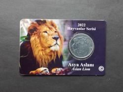 Asya Aslanı 1 Kuruş Hatıra Parası 2022 - Özel Kitinde