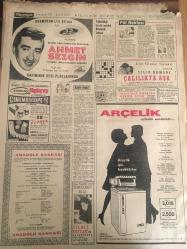 HÜRRİYET GAZETESİ  16 OCAK 1966 YIL :18 SAYI :6365---Ve Hükümet  Mektupları Açıkladı --Johnson ne dedi ,İnönü ne cevap verdi --Develi ,turistler Edirne 'ye  kadar iki defa soyuldu ---AP Grubunca Af Kanunun Şümulü  daha Genişletiliyor --İki Türk ,tam beş gün beş gece yürüyüp  Bulgaristan  dan  kaçtı ---Sevimli  Halk Türkülerin  Sanatkarı  : Ahmet Sezgin ---Yılın Romanı :Çalılıkta Aşk --Dikiş diktirme 100 lerce  kadını dolandırdı --Beşiktaş ,İddialı Altay ı rahat  yendi :3-0---Irak Ordu Takımı ile Bugün Karşılaşıyoruz ---Sert  oynayan İstanbul spor  Ş.Spor a  mağlup oldu :1-0---Fenerbahçe -Galatasaray  Hususi  Maç Yapacak --ABD Elçisi ve Generalleri  Çağlayangil  le  4 Saat Görüşüldü --Modern  Arabalı Vapuru Truva ,Hizmetine Giriyor ---Sinemalar ,Radyolar Programları ,Tiyatrolar ---Batıl İnanışlar Nereden Geliyor ?Türkülerin Dili :Yıldız Tezcan Kaleminden ---Ege tütüncüleri  tatmin  edici  bir fiyat verilmezse  satış  yapmayacak ---