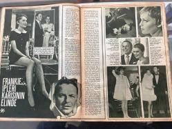 Ses Haftalık Aktüalite Sinema Tiyatro Müzik ve Gençlik Mecmuası Dergisi - 20 MAYIS 1967 - Sayı: 21 - TÜRKAN ŞORAY - ELVIRA MADIGAN - ODDED KOTLER - RÜÇHAN ADLI - FRANK SINATRA - MARCELLO MASTROIANNI - ALTAN ERBULAK - JEAN PAUL BELMONDO - URSULA ANDRESS - MUZAFFER TEMA POSTERİ & TÜLİN ELGİN POSTERİ - SOPHIA LOREN - JAYNE MANSFIELD - AUER OCAK 1960'LAR REKLAMI - ERKMEN AYBAN - ERKAN DOĞU - NİSA SEREZLİ - SANA MARGARİN 1960'LAR REKLAMI - MARIE FRANCE - SEVİM ÇAĞLAYAN - POSTERLİ 32 SAYFA TAM TAKIM DERGİ