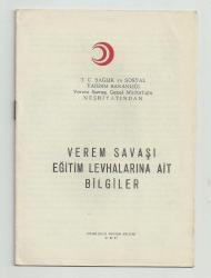 VEREM SAVAŞI EĞİTİM LEVHALARINA AİT BİLGİLER KİTAPÇIĞI...