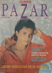 GÜNEŞ PAZAR DERGİSİ-GÜNEŞ-PAZAR-DERGİ-5 AĞUSTOS-1990-SAYI:8-KAPAK-FOTOĞRAF-RÖPORTAJ-ALADAĞLARDA TREKKING-CENGİZ ÇANDAR'IN GÖZÜYLE BERLİN-VE AHMET USTA KADINI YARATTI-ACEMİ DENİZCİNİN SEYİR DEFTERİ-TREKKİNG-ALADAĞLAR-DENİZCİ-SEYİR DEFTERİ-BRIGITTA BOCCOLI-IVIR ZIVIR-JULIO IGLESİAS-ZAMAN TÜNELİ-HÜLYA AVŞAR-YILDIZ SARAYI-SİLAHHANE SALONU-DİLARA BATMAZOĞLU-SİNEMA-VİDEO-ÇIĞLIK-DEE WALLACE-PATRİCK MACNEE-KASET-PINAR KÜR-KELİME-CÜMLE-HALUK ŞAHİN-AŞKIN NUR YENGİ-GÜL ÖNET-ACAR BALTAŞ-ALİ RIZA TÜRKER-CEMİL İPEKÇİ-DENİZ ENPEK-GÖKBEN-AYSEL GÜREL-BERLİN-CENGİZ ÇANDAR-VİYANA -TAŞKENT-NİNA RİCCİ-ÇİNGENE-PAKET-ZİHİN-MIKNATIS-EDDİE BARCLAY-ÖMER KAVUR-TUNÇ BAŞARAN-ŞERİF GÖREN-KOLEKSİYON-MÜZAYEDE-TURGAY ARTAM-AIDS-SİBEL KİLİMCİ-HİPERMARKET-MEMDUH PAŞA YALISI-SARDUNYA-ASTROLOJİ
