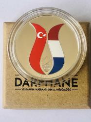 HOLLANDA ile DOSTLUK ANTLAŞMASININ 100.YIL dönümü GÜMÜŞ DARPHANE SERTİFİKALI