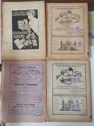 RESİMLİ UYANIŞ SERVETİ FÜNUN Haftalık Türk Gazetesi, 1929 - 1939, No: 7 - 558/1692 - 2243 [34 ADET REKLAM PULLU SAYILAR]