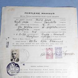 1935 Yılı İmza Sirküleri