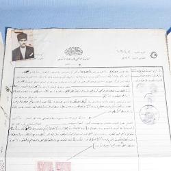 1924 Yılı Osmanlıca Noter Evrağı
