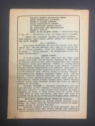 19 OCAK 1987 -TAKVİM YAPRAĞI-DOĞUM GÜNÜ HEDİYESİ-BÜYÜK SAATLİ MAARİF TAKVİMİ,HAYRET,PROF. ZİYA ÜSTÜNÜN VEFATI,FAYDALI BİLGİLER,MUTLULUK ÇIKMAZINDAN PARÇALAR