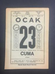 23 OCAK 1987 -TAKVİM YAPRAĞI-DOĞUM GÜNÜ HEDİYESİ-BÜYÜK SAATLİ MAARİF TAKVİMİ,FIRTINA,HEY BANA BAKİ,EVİM,KOVA BURCUNDA DOĞANLARIN TALİHİ,FAYDALİ BİLGİLER,MUTLULUK ÇIKMAZINDAN PARÇALAR