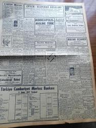 Zafer Gazetesi - 8 Şubat 1957 - Başvekil Adnan Menderes Basın Toplantısında İç ve Dış Mevzularla İmar İşlerini Ele Aldı -  Başvekil Adnan Menderes'in Kıbrıs Beyanatı - Halep'de Dün De Kanlı Hadiseler Cereyan Etti - EGE'de 53 Milyon Kilo Tütün Satıldı - Yeni İstanbul'a Umumi Bir Bakış - İmar Planı Gereğince Kabataş'ta Açılan Saha Fotoğrafı - Genişletilmekte Olan Tophane Caddesinin Görünüşü - Kral Suud Bağdat Paktına Karşı Durumunu Değiştirdi - Milli Piyango Dün Çekildi - İzmir Vapurunun Battığı Yerde Dün Bir Keşif Yapıldı - Ankara Radyosunun Bayram Aracı Hakkındaki Açıklaması - Milli Mücadelenin İç Alemi Ve Ankara Yazan Enver Behnan Şapolyo - Bir Yastıkta Piyesi Bir Daha Oynanıyor - Sovyet Rusya Amerika'yı Komünizme Karşı Gizli Harp Açmakla İtham Etti - Prenses Grace Kelly'e Yüzlerce Sandık Bira Gönderildi -  Bulvar Eczanesi -  İstanbulspor Vefaspor'u Sisler Altında Penaltıdan Attığı İki Golle Yendi - Fenerbahçe Antrenörü Szekelly İstifa Etmeye Kalkıştı -  Aşktan Ölüme Yazan Sadi Karsel