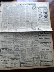 Zafer Gazetesi - 5 Şubat 1957 - İşçilerle Alâkalı İki Mühim Layiha Kanunlaştı - Çalışma Vekili Mümtaz Tarhan'ın Verdiği Beyanat - Hayati Orta Doğu Bölgesinde Batı'nın En Büyük Dostu Türkiye'nin Dış Politikası - Denizli'de Yeni Bir İplik ve Dokuma Fabrikası Tesis Olunacak - Dikişli Boru Fabrikası Seri İmalata Başladı - Hakikatleri Tahrif Eden CHP'li Mebusa Celal Yardımcı'nın Susturucu Cevapları - İzmir'deki Büyük Deniz Kazasına Dair Tahkikat Başladı - Reisicumhur Celal - Kıbrıs Davasında Açılan Yeni Sayfa - Türk Hava Yollarında Dün İki Yeni Kurs Açıldı - Milli Mücadelenin İç Alemi Ve Ankara Yazan Enver Behnan Şapolyo Yazı Dizisi - Özlediğim Kadın Yazan Mükerrem Kâmil Su Yazı Dizisi - Çekoslovakya'da 12 Bin Siyasi Mahkum Uranyum Madenlerinde Çalışıyor - Rita Hayworth'un Filmi De Trinidad Adasında Geçiyor - İzmir'in Elektrik Sıkıntısı Gideriliyor - Kıbrıslı Türklerin Protesto Hareketleri - Yeni Güreş Federasyonu Başkanı Seyfi Cenap Berksoy - Turgay Şeren - Federasyon Kupası Voleybol Maçı