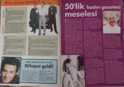 SABAH GAZETESİ-MİMOZA KADIN DERGİSİ-MİMOZA-DERGİ-KADIN-12 OCAK-2000-SAYI:101-KAPAK-FOTOĞRAF-RÖPORTAJ-MODA-GECE GÜNDÜZ ŞIKLIĞI-FARKI FİYATI-SEKSİN ÖNEMİ-MAKYAJ RENKLERİ-AŞIK OLUNACAK ERKEK YOK-YAKINLARININ GÖZÜYLE HÜLYA AVŞAR-2000 KADINLARI-TARKAN-50'LİK KADIN GAZETECEİ MESELESİ-ALEV ÜBUZİYYA-YASEMİN DALKILIÇ-GÜLER SABANCI-TAYYİBE GÜLEK-TÜRKAN SAYLAN-MELTEM CUMBUL-YEKTA KARA-AYŞE BİRSEL-MÜGE TANIK-ŞİRİN PANCAROĞLU-PINAR KAPRALI-AYSEL ÖZAL-EMRAL AVŞAR-HELİN AVŞAR-GÜLÜMSER ÇİLİNGİROĞLU-UĞUR POLAT-BİNNUR ŞERBETÇİOĞLU-TOMRİS GİRİTLİOĞLU-DANSÖZ-YEŞİM YILDIZ-KAYA ÇİLİNGİROĞLU-BEYAZIT ÖZTÜRK-BEYAZ