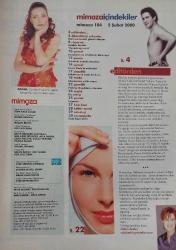SABAH GAZETESİ-MİMOZA KADIN DERGİSİ-MİMOZA-DERGİ-KADIN-2 ŞUBAT-2000-SAYI:104-KAPAK-FOTOĞRAF-RÖPORTAJ-CANDAN ERÇETİN-ÜNLÜLERİN BABALIK DAVALARI-ERKEKLERİN VE KADINLARIN DİZİLERİ AYRI-KONCA KURİŞ'İN ARDINDAN-MODA-AKSESUAR OLMADAN ASLA-SEKS FOBİSİ-MEHMET ALİ ALABORA-KENAN İMİRZALIOĞLU-SIRMA KURİŞ-SEKSTE ACI VE FOBİLER-KIRIŞIKLARA ETKİN ÇÖZÜM:PEELING-FÜSUN DEMİREL-AŞKA VE İKTİDARA DAİR