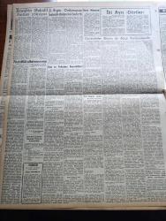 Zafer Gazetesi - 24 Ocak 1957 - Dost Ve Kardeş İran Ve Pakistan Başvekillleri İstanbul'da - Türk Milli Efkarına  Cevap Veriyorum Kasım Gülek Ancak Millet Ve Yurd Hayrına Konuştu - Kıbrıs'ta Sulh İçin Müşterek Bir Talep - Milli Müdafaa Vekaleti Vekili Şemi Ergin Ordumuzun Büyük Değerini Belirtti - Milli Talebe Birliği Kahramanlık Günü - Eisenhower'in Basın Toplantısı Orta Doğu'ya İktisadi Yardım Daha Tesirlidir - Monako Prensesi Grace Kelly Doğurdu - Milli Mücadelenin İç Alemi Ve Ankara Yazan Enver Behnan Şapolyo Yazı Dizisi - Muaddel Teknik Yardım Anlaşması İmzalandı - Stettin'de Moskova'ya Karşı Ayaklananların Muhakemesi Başladı - Özlediğim Kadın Yazan Mükerrem Kâmil Su Yazı Dizisi - İnce Memed Dolayısıyla Yazan Nimet Arzık - Elazığ'da Muhalif Partiler Çöküyor - Austria Takımı Bu Akşam Geliyor - Austria Takımı Eskişehir Şöhreti Huber Adolf - Lisanslı Güreşçiler Panayır Güreşlerine Katılmayacak - Fenerbahçe Beyoğluspor Karşısında İyi Bir Oyun Tutturamadı -Aşktan Ölüme Yazan Sadi Karsel