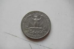 AMERİKA 1983  1/4 QUARTER (ÇEYREK) DOLLAR     Madeni Para     (yukarı raf kutu