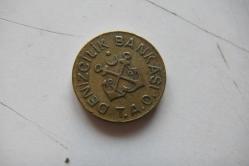 DENİZCİLİK BANKASI VAPUR JETONU  ORİJİNAL (YUKARI RAF KUTU