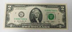 Dolaşımda Olmayan Koleksiyonluk Orjinal ABD 2009 2 Dolar G 7