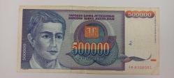 Koleksiyonluk Yugoslavya 500000 Dinar 1993