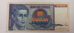 Koleksiyonluk Yugoslavya 500000 Dinar 1993