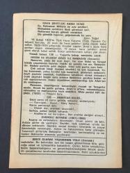 15 MAYIS 1987 -TAKVİM YAPRAĞI-DOĞUM GÜNÜ HEDİYESİ-BÜYÜK SAATLİ MAARİF TAKVİMİ,HAVA ŞEHİDLERİ ANMA GÜNÜ,HAKKARİNİN KURTULUŞU ,1919,AŞIK SEYRANİ 121.ÖLÜM YILI,HEKİM VE FİLOZOF GÖZÜ İLE RAMAZAN,ANAHTAR DELİĞİ,EVEREKLİ SEYRANİ,1807-1866,EBEDİ OLARAK YAŞAMANIN YOLU