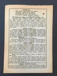 19 MAYIS 1987 -TAKVİM YAPRAĞI-DOĞUM GÜNÜ HEDİYESİ-BÜYÜK SAATLİ MAARİF TAKVİMİ,ATATÜRKÜN DOĞUM YILDÖNÜMÜ,1881,ATATÜRK Ü ANMA VE GENÇLİK SPOR BAYRAMI ATATÜRK ÜN SAMSUNA ÇIKIŞI 1919,DENİZ KUVVETLERİ KURULUŞ GÜNÜ 1090,H.ALİNİN VEFATI,İFTAR,MÜZELER HAFTASI,YAŞAMA USTALIĞI
