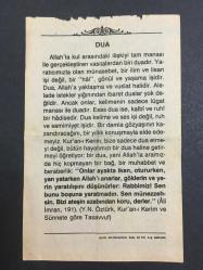 5 EKİM 1991  -TAKVİM YAPRAĞI-DOĞUM GÜNÜ HEDİYESİ-DİYANET TAKVİMİ,DUA