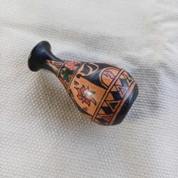 Terracotta mini vazo el boyama