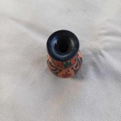 Terracotta mini vazo el boyama