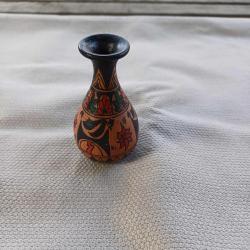 Terracotta mini vazo el boyama