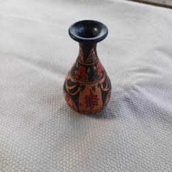 Terracotta mini vazo el boyama