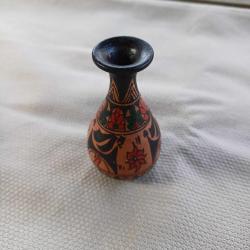 Terracotta mini vazo el boyama