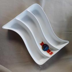 Porselen Sunumluk Beyaz