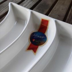 Porselen Sunumluk Beyaz