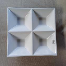 Alman Porselen Çerezlik,Sunum Tabağı Beyaz