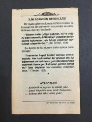 4 ARALIK 1991  -TAKVİM YAPRAĞI-DOĞUM GÜNÜ HEDİYESİ-DİYANET TAKVİMİ,CAMEL SAVAŞI 656,İLİM ADAMININ GEREKLİLİĞİ,ATASÖZLERİ