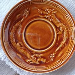 Vintage Kahve Fincani,Ejder Kabartmalı Türk Fincanı Seti,6 lı