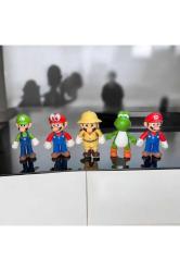SUPER MARİO 5Lİ KARAKTER SET SÜPER MARİO BİBLO SETİ SÜPER MARİO KARAKTERLERİ SÜPER MARİO OYUNCAKLARI