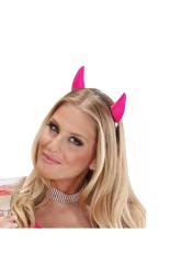 9 ADET ŞENLİK IŞIKLARI PEMBE IŞIKLI ŞEYTAN BOYNUZU PEMBE IŞIKLI ŞEYTAN TAÇI PİLLİ LED IŞIKLI TAÇ