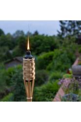 VIP QUALITY 50PCS 90 CM BAMBOO TORCH 50 ADET 90 CM BAMBU MEŞALE BAHÇE AYDINLATMA TOPTAN BAMBU MEŞALE
