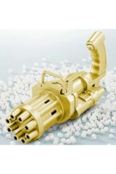 GOLD ÇOKLU KÖPÜK ATAN KÖPÜK TABANCASI BUBBLES GUN BALONCUK TABANCASI PİLLİ KÖPÜK MAKİNASI GOLD GUN
