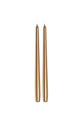 CHRISTMAS CANDLE METALLIC BRIGHT ROSE GOLD CANDLESTICK 10 ADET ROSE GOLD ŞAMDAN MUMU YILBAŞI MUMLARI